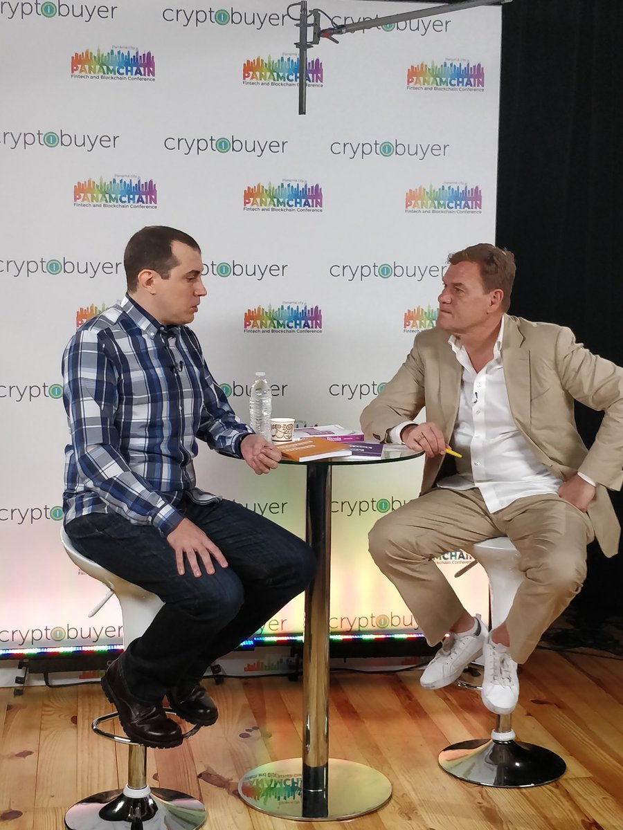 cryptobuyer's tweet photo. Andreas Antonopoulos entrevistado por James West @midasletter en nuestro stage de #Panamchain #Fintech and #Blockchain #Conference #Panama #criptomonedas #criptocurency #Bitcoin #panamagram #panamacity #panamahat #panamacanal https://t.co/TnhgG1vwbK