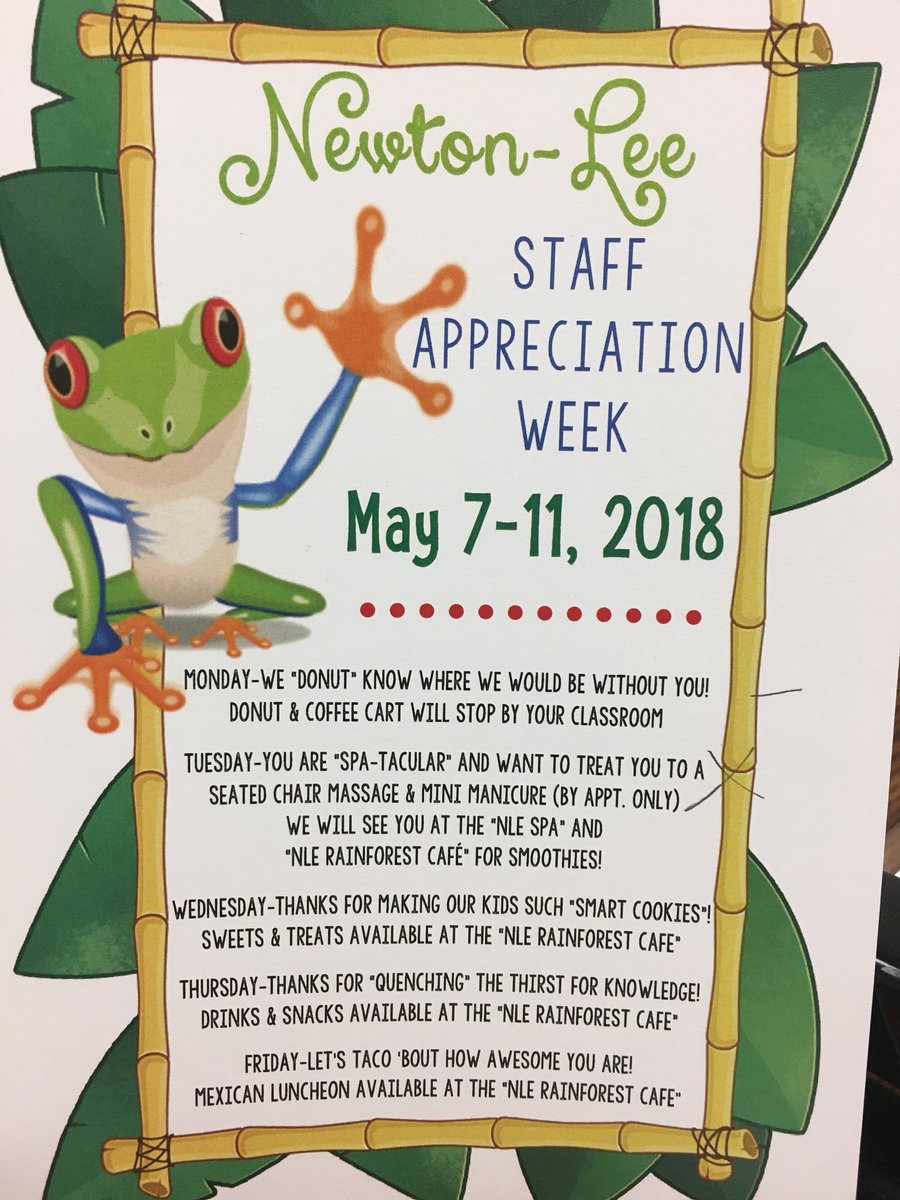 Looking forward to being spoiled by our awesome PTO!