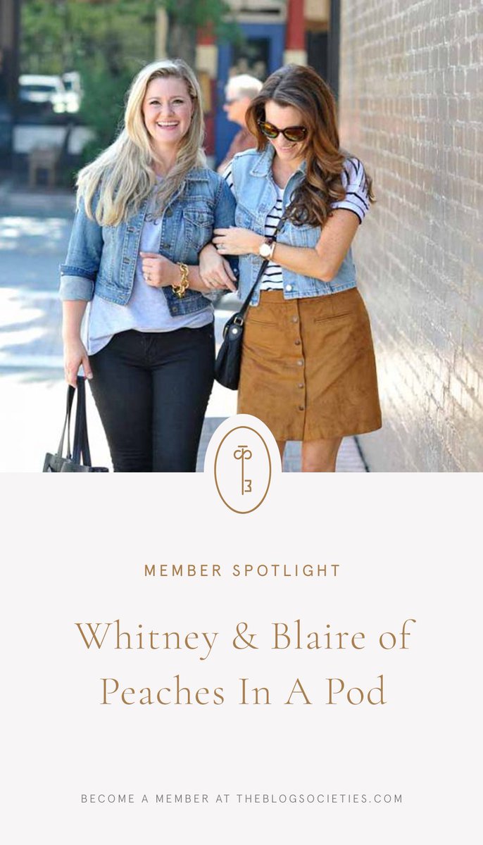 BlogSocieties's tweet photo. Today's Member Spotlight is Whitney and Blaire of @peachesinapod! Get to know these Georgia Girls who are the cutest blogger BFF's!
#meet #theblogsocieties #sbs #gablogger
https://t.co/D1smw7XeWt https://t.co/kzYi9S2ToY