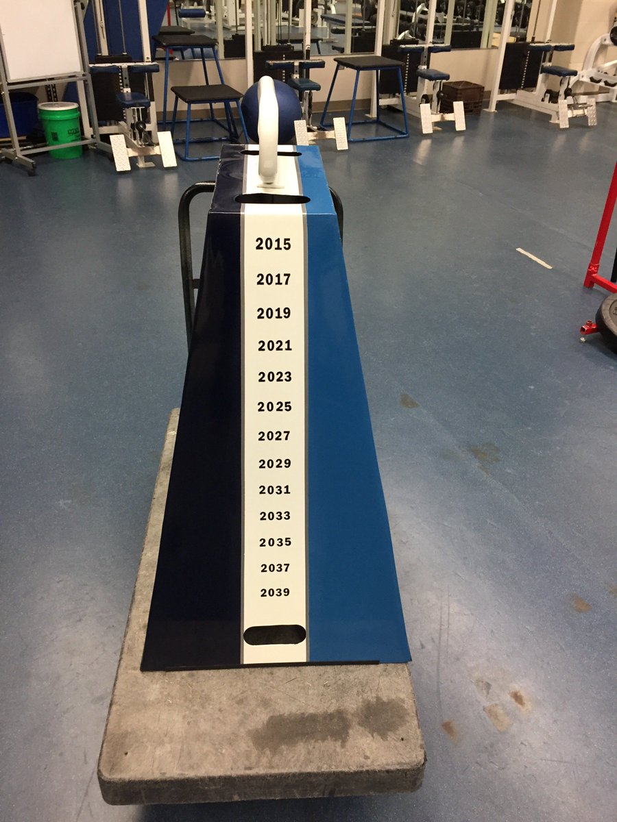 BemidjiFB's tweet photo. Our new traveling trophy with @brainerdfootbal is complete!  Babe's Bell is up for grabs in 2018!! https://t.co/qOxfwsCU9p