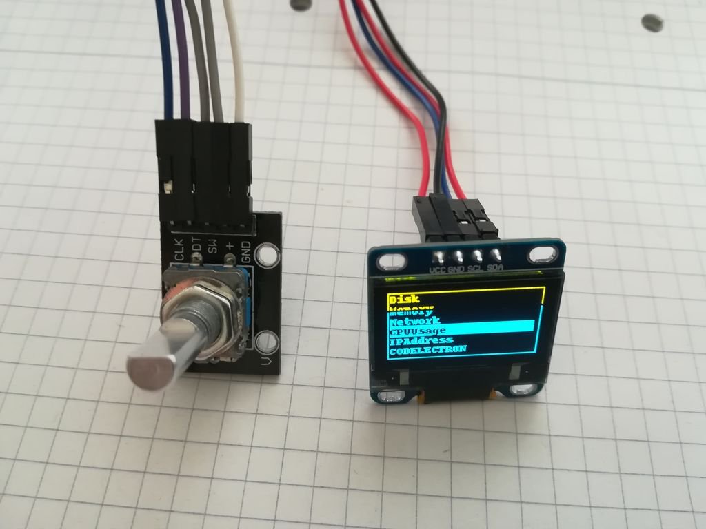 simonashley's tweet photo. Rotary encoder with Raspberry Pi - OLED Menu interface - Python  https://t.co/la2VppcjHg #RaspberryPi #pi #Python https://t.co/TXctpYFOr9