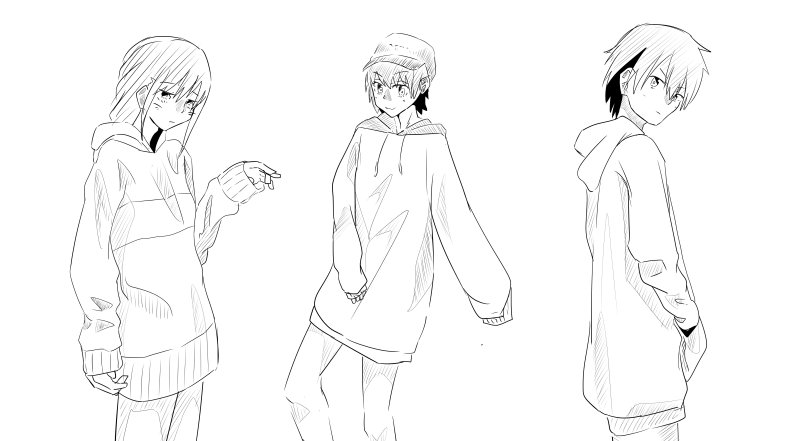 色塗りから逃げてる 