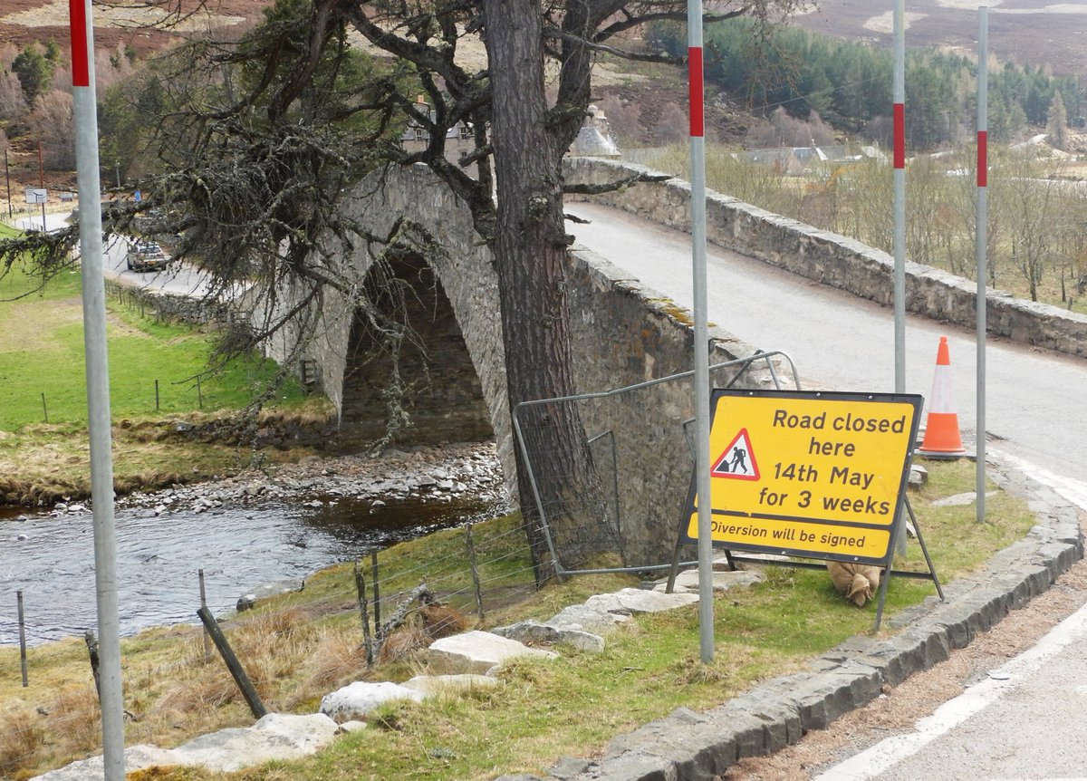 A weeks notice that A939 will be CLOSED on 14th May (for three weeks) for work at Gairnsheil Bridge on #SnowRoads Scenic Route. Diversions will be signed. online.aberdeenshire.gov.uk/Apps/roadworks…   

<a href="/snow_roads/">Snow Roads Scenic Route</a>