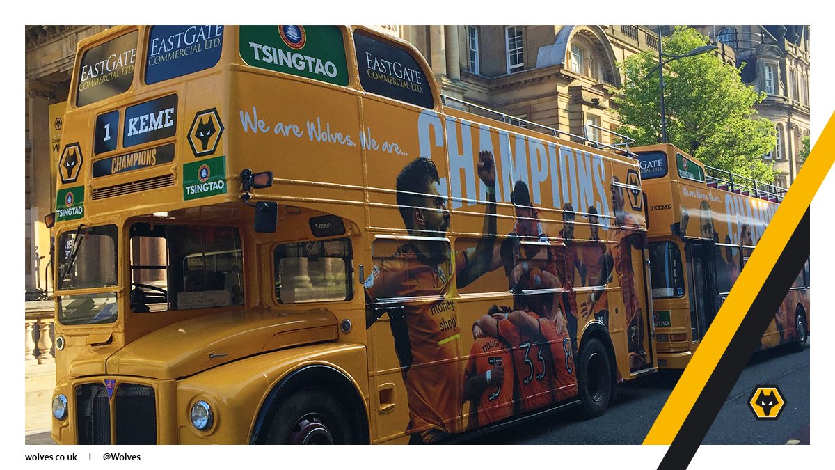 Wolves's tweet image. All ready today's promotion parade. #Proud2BeWolves

📸👇