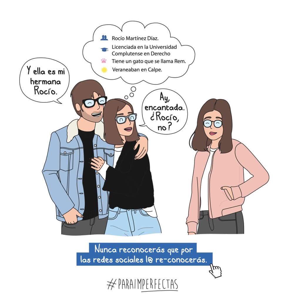 ParaImPerfectas's tweet photo. Redes sociales = 'spoilers' de la vida. Viñeta para la revista @Mujerhoy #ParaImperfectas https://t.co/heD9pRrLrr
