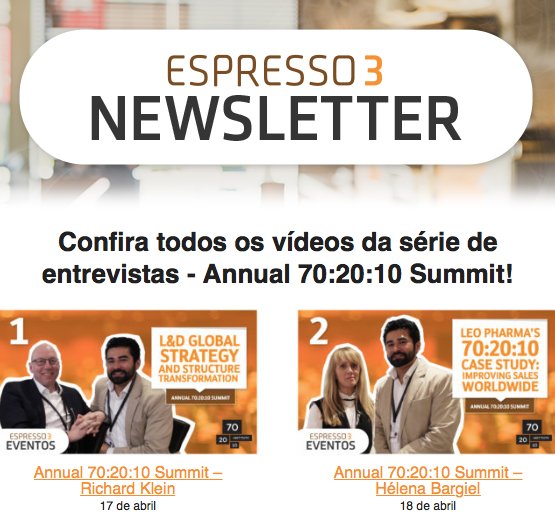 702010Institute's tweet photo. Wagner Casimiro, our service partner, working at @meuespresso3, has held interesting interviews at our #702010Summit, which he published in their monthly newsletter. You can watch all the interviews via the following link:
https://t.co/l9E9KWzuCf
#Espresso3 #Interviews https://t.co/VUQxrPd24t