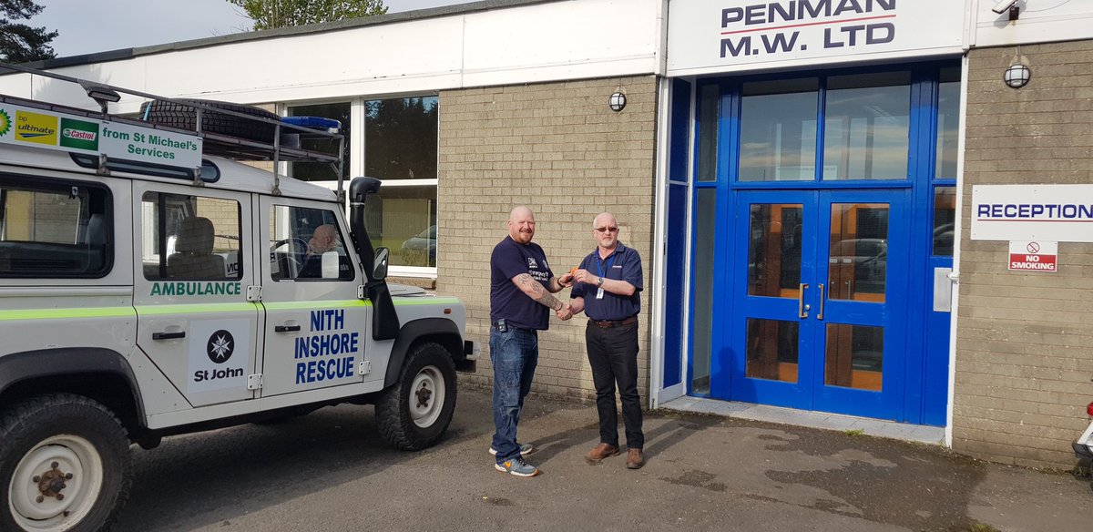 This is the last time we'll see Nith Mobile looking like this. Handed over this morning to Alan Clark at <a href="/PenmanEng/">Penman Engineering</a> for it's refit.