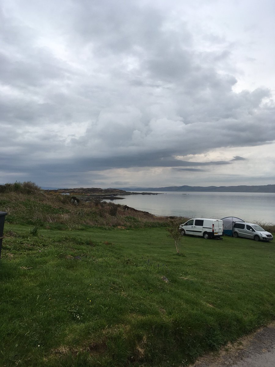 When this is your office who can complain. Delfinity and work with clients all round Scotland including the beautiful isle of gigha