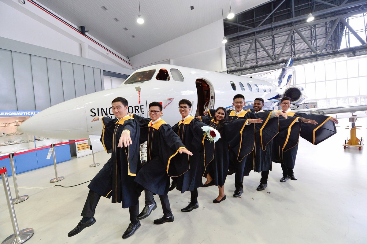 SingaporePolytechnic on Twitter: "Definitely wasn't easy balancing studies, social life and staying fit but we made it! 🎉 Congrads once again to our School of Mechanical and Aeronautical Engineering students✨ Time for