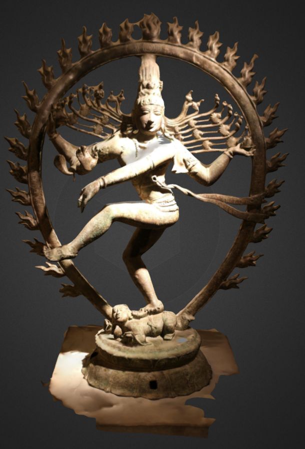 Another 900 year old Chola era bronze vigraha of Nataraja, held at the Guimet Museum in Paris.  http://www.guimet.fr/event/rodin-et-la-danse-de-shiva/