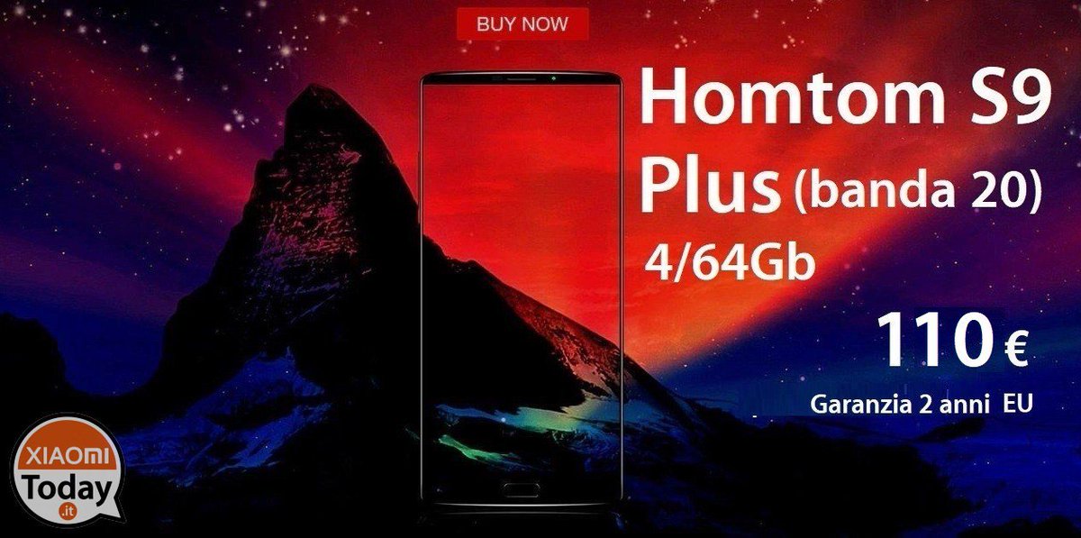 MiuiBlog's tweet image. Codice Sconto - #Homtom S9 PLUS 4/64 Gb (banda 20) a 110€ garanzia 2 anni Europa
#Xiaomi #Offerta #S9Plus
xiaomitoday.it/?p=28053