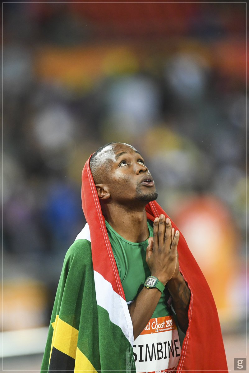 Akani Simbine tweet media