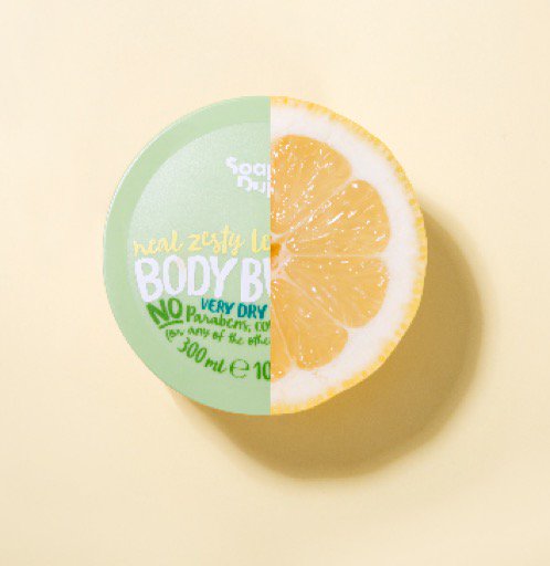 Quick, guess the % of naturally-derived ingredients in our unbelievably real ZESTY LEMON BODY BUTTER, and NO PEEKING at other people's answers. 
Just type something...