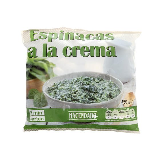 bolsa espinacas congeladas mercadona