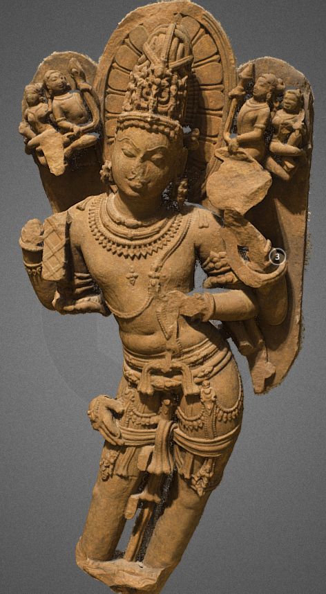 A Chandela era Jatamukata Shiva carved in red sandstone, belonging to modern day Madhya Pradesh, now being illegally held at the minneapolis institute of art.  https://collections.artsmia.org/art/5094/shiva-madhya-pradesh-india