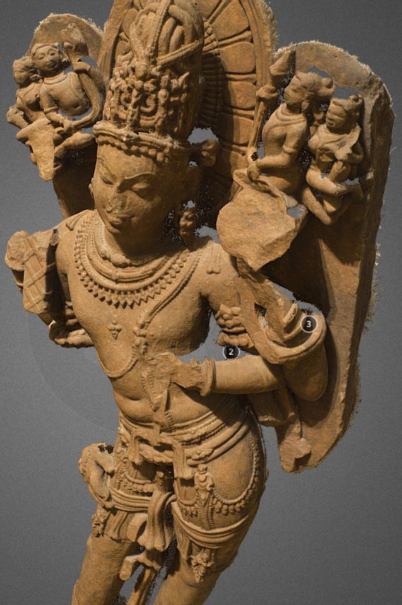 A Chandela era Jatamukata Shiva carved in red sandstone, belonging to modern day Madhya Pradesh, now being illegally held at the minneapolis institute of art.  https://collections.artsmia.org/art/5094/shiva-madhya-pradesh-india