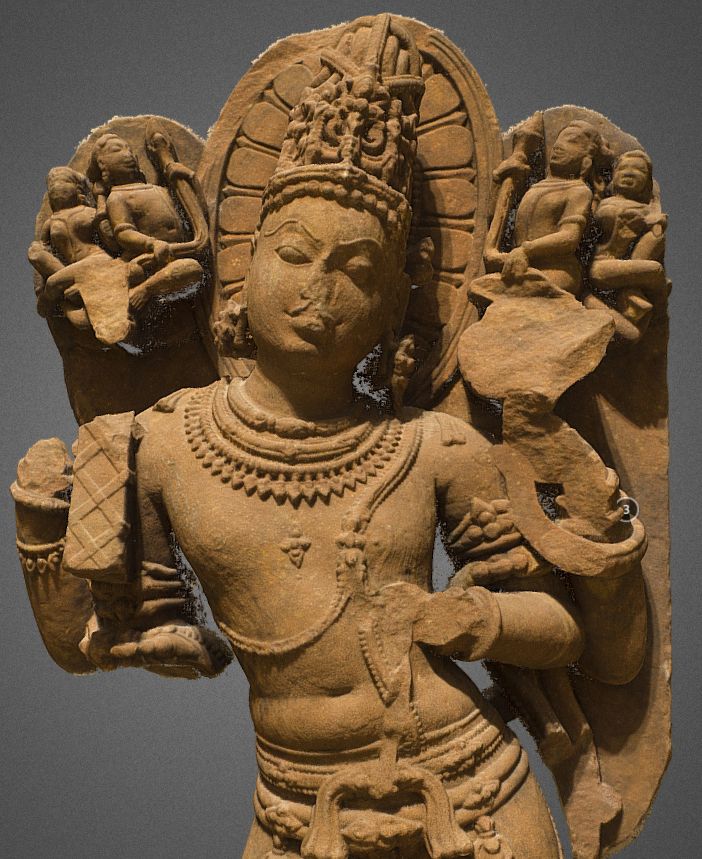 A Chandela era Jatamukata Shiva carved in red sandstone, belonging to modern day Madhya Pradesh, now being illegally held at the minneapolis institute of art.  https://collections.artsmia.org/art/5094/shiva-madhya-pradesh-india