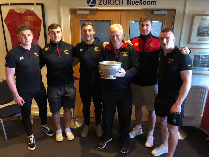 Even more Old Boy rugby success.

<a href="/LansdowneFC/">Lansdowne FC</a> win @UlsterBankRugby League 🏆!

Old Boys <a href="/markokeeffe94/">mark okeeffe</a> (2013), <a href="/Barry_Fitz97/">barryfitzpatrick</a> (2016), <a href="/srooney100/">Steve Rooney</a> , Manager (1989), and Adam Leavy (2014) involved yesterday with <a href="/ronank12/">Ronan Kelleher</a> (2016) &amp; <a href="/OisinDowling/">oisin dowling</a> (2016) in wider squad.