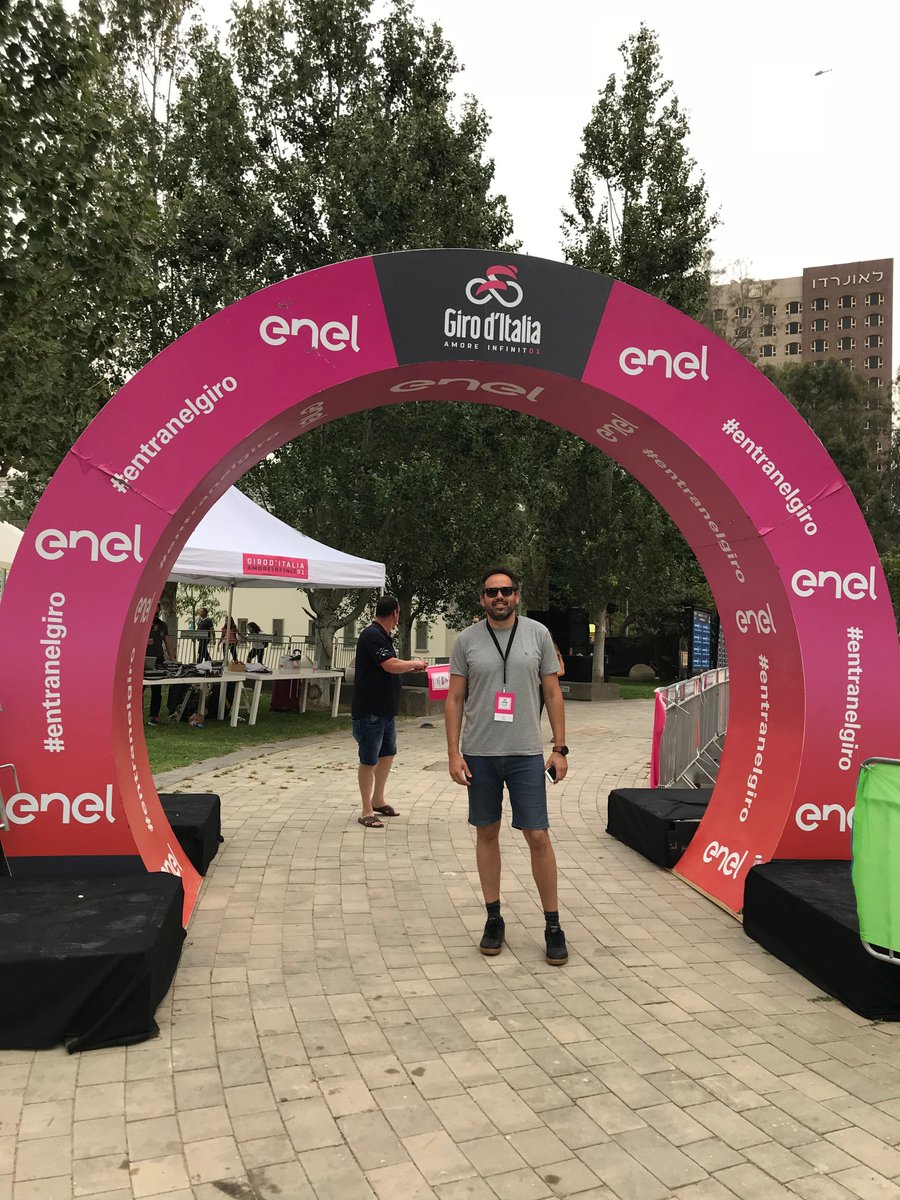 CroosingSocial's tweet photo. We're here not just for the business, it's also about having fun... #croosingFounders @UriRavin @SuperLinkMaker reaching the top of the @giroditalia at our hometown #BeerSheva https://t.co/JOxLmepzJL