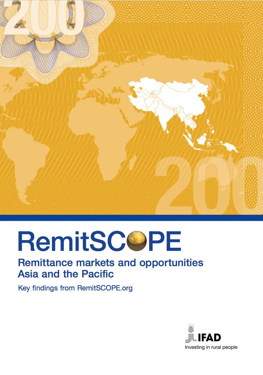 IFAD's tweet photo. Remittances are crucial in rural areas where poverty is the highest. Worldwide, an estimated 40% of the total value of remittances go to rural areas. Find out more in new report: https://t.co/xGNznD2VO4 #Familyremittances #GFRID2018 #Remitscope #globalgoals #SDGs https://t.co/91ZauFjPrQ
