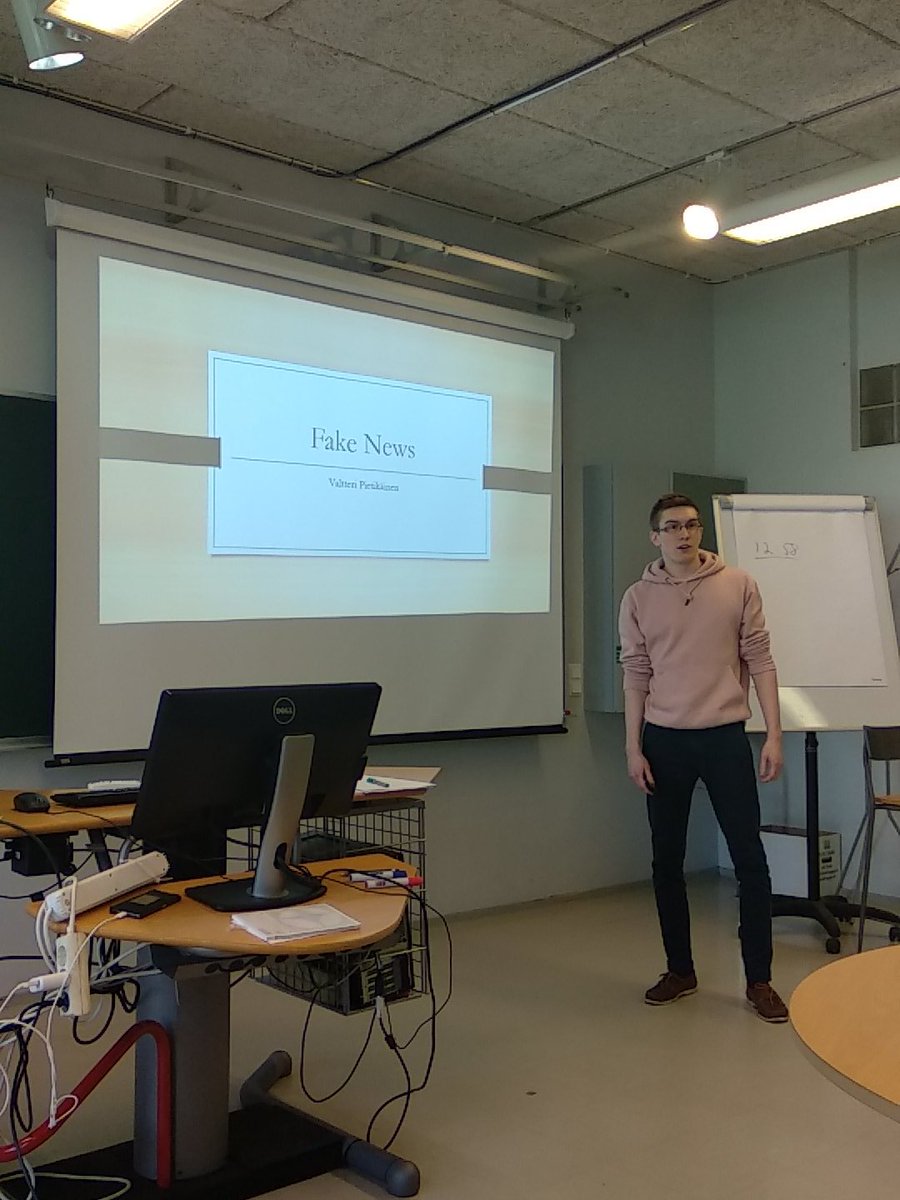 OrgGrego's tweet photo. Last day of presentations, intriguing presentation by @PulleaLahna and his #fakenews #globalbizcom https://t.co/ieliOvzoTG