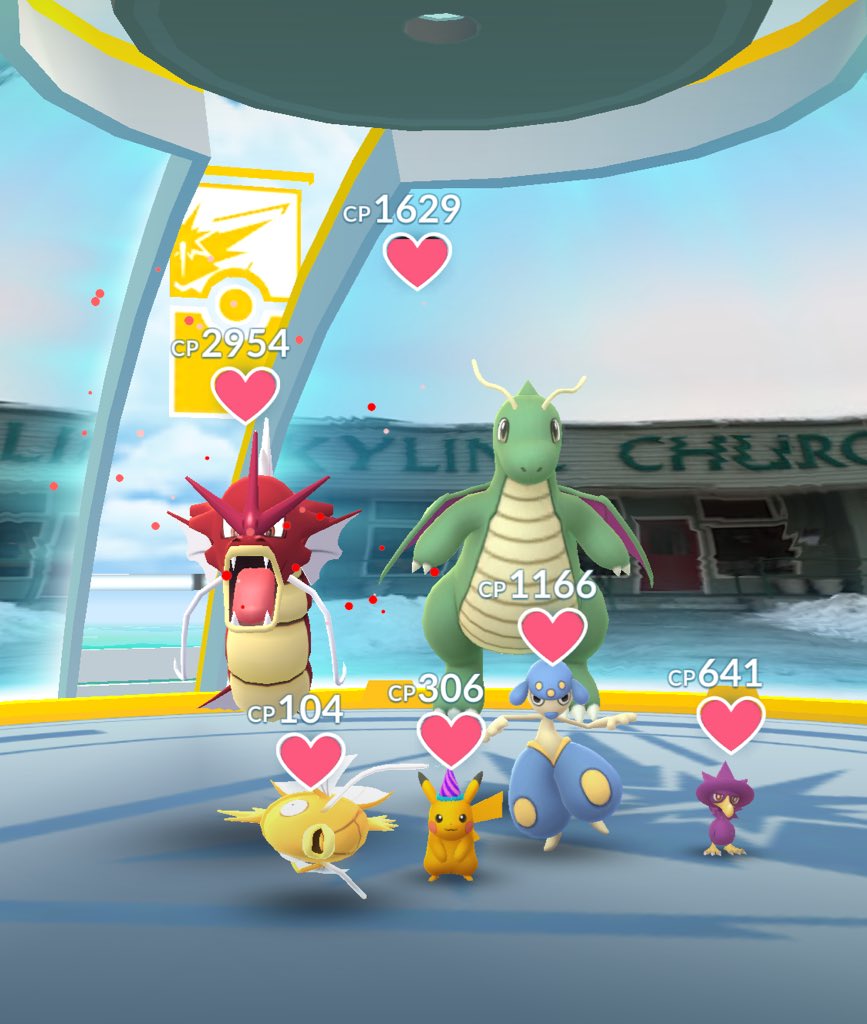 ArcticAshlea's tweet image. Loving this “Shiny Pokemon Rainbow” gym - check out that ROYGBIV action, nice work #instinct #themegyms #PokemonGO @totalmonsense