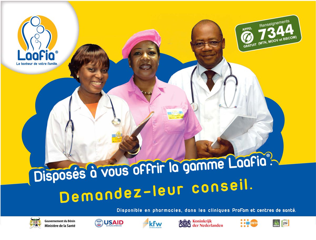 Rendez-vous dans le centre de santé le plus proche pour en demander conseils ou appelez gratuitement le 7344. Vous pouvez aussi visiter: abmsbj.org/index.php/prod…