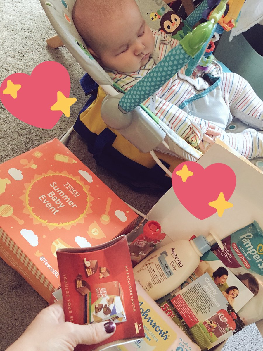 kdub's tweet photo. Big thanks for the surprise special delivery, @TescoIRL! #TescoBabyEvent https://t.co/37JrFQcnRu