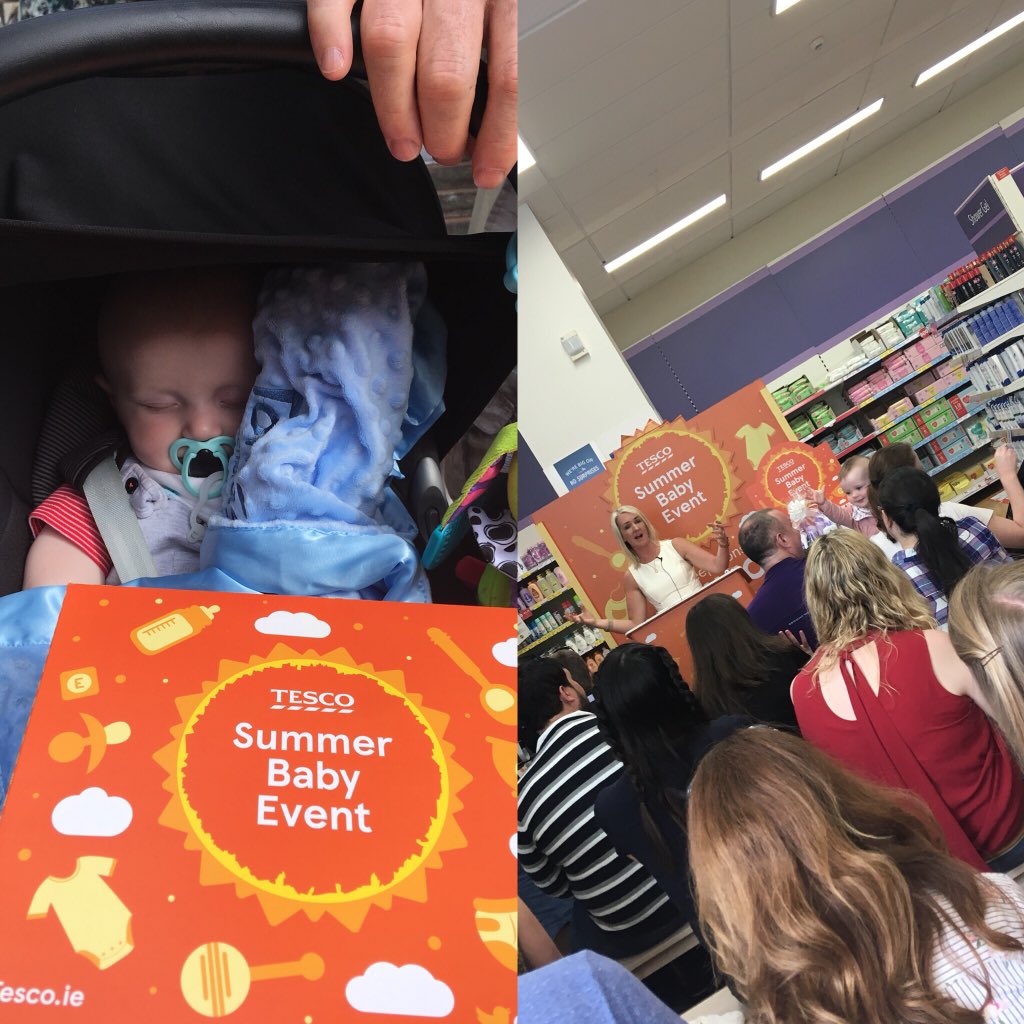SineadRyan52's tweet photo. We’ve no excuse now! Loads of advice on #babysleep from @Sleepmatters1 #tescoBabyEvent https://t.co/Xxhq80g3FF