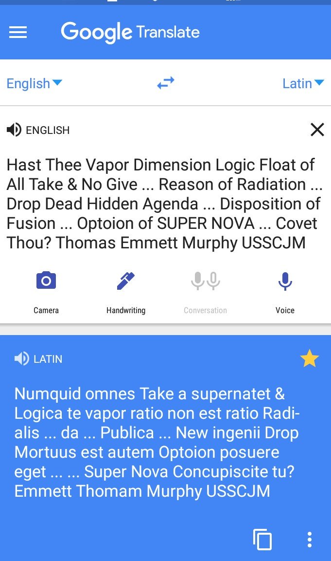 Thomas Emmett Murphy USSCJM