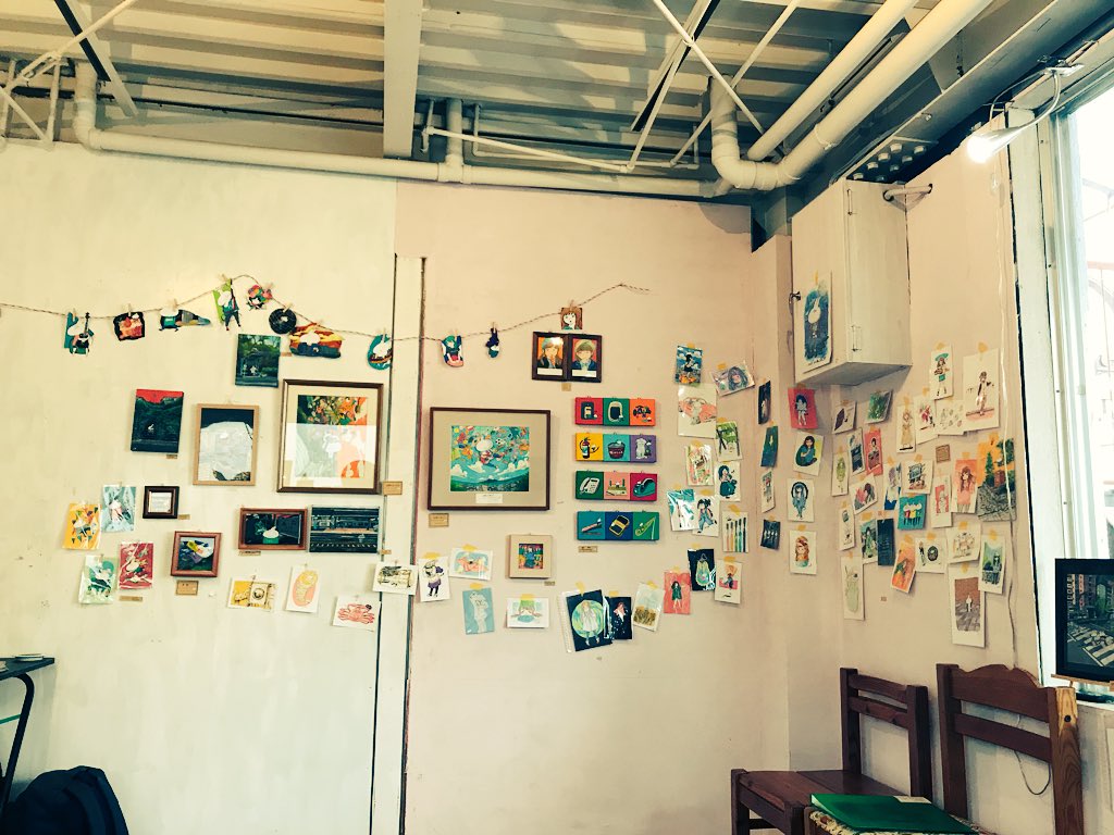 無事名古屋個展「日常とポップ〜名古屋編〜」終了致しました ご来場くださった皆様ありがとうございます 初県外個展ということで集客が心配でしたが予想以上に作品を色々な方に見てもらうことができて嬉しい限りです 感謝? 