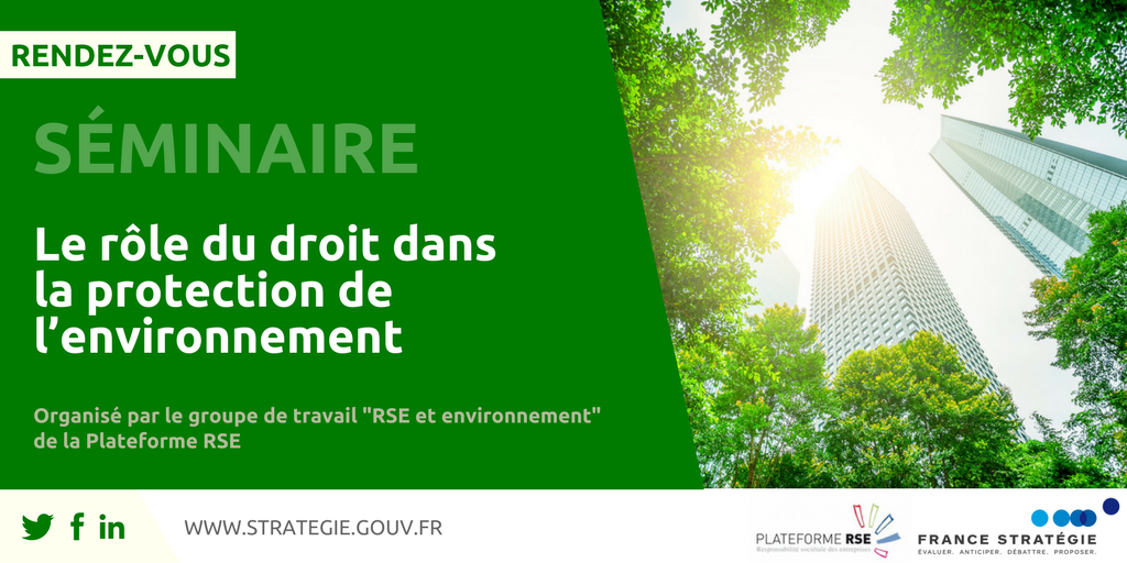 [Inscrivez-vous] Le rôle du droit dans la protection de l'environnement : séminaire le 30/05 à @Strategie_Gouv, avec <a href="/LaurentNeyret/">Laurent Neyret</a>, <a href="/s_Boucherand/">Sylvain BOUCHERAND</a>, <a href="/kathiamc1/">Kathia Martin-Chenut</a>... strategie.gouv.fr/debats/role-dr…