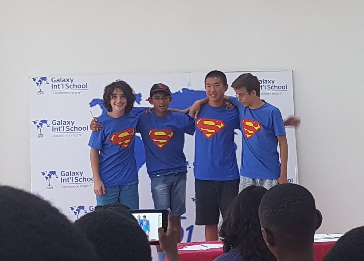LCSGhanaMS's tweet photo. 16 LCS MS students attended the MISE Foundation Solve A Thon on Saturday 5th May. We were acknowledged for our problem solving skills. 

Angbo won the 2018 MISE Champion &amp; LCS team won 1st place competing against 28 teams from 6 Accra Schools

3 cheers to our Mathletes. #lcsroar https://t.co/xeAtyOhQT3