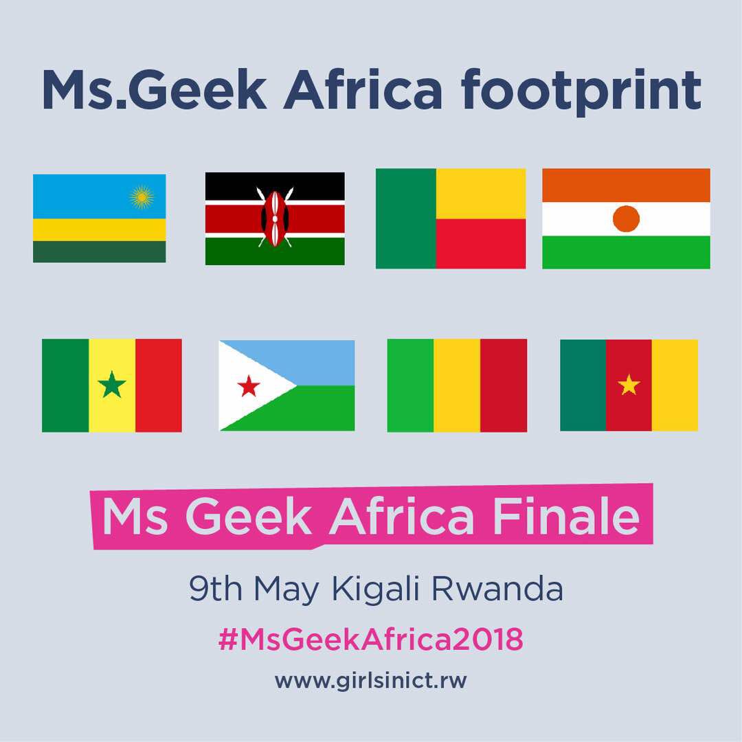 GirlsInICTRW's tweet photo. Are you attending #TAS2018 ? 
Do not miss the chance to attend the final selection for #MsGeekAfrica2018 on 9th May MH1 FROM 8 AM-10 AM https://t.co/uvF76XNke9
