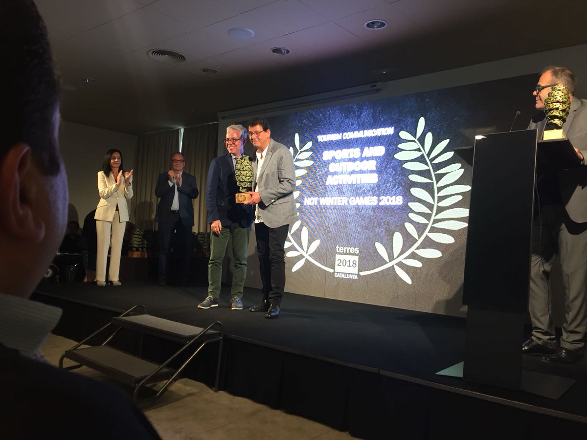 ¡Felicidades Turismo de Canarias! 😀 Premiados en el INTERNATIONAL ECO &amp; TRAVEL FILM FESTIVAL @terrescatalunya:

NOT WINTER GAMES 
- Mejor Acción de Comunicación: 
- Mejor Campaña de Actividades y Deportes al aire libre.
LA FUERZA DEL DESTINO 
- Mejor Film Turístico de España