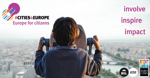 GiudyMel's tweet photo. Cities4Europe - involve citizens, inspire all levels of government, impact the way decisions are taken in Europe! https://t.co/BLR9RBm18g https://t.co/LzXHopf1Ci