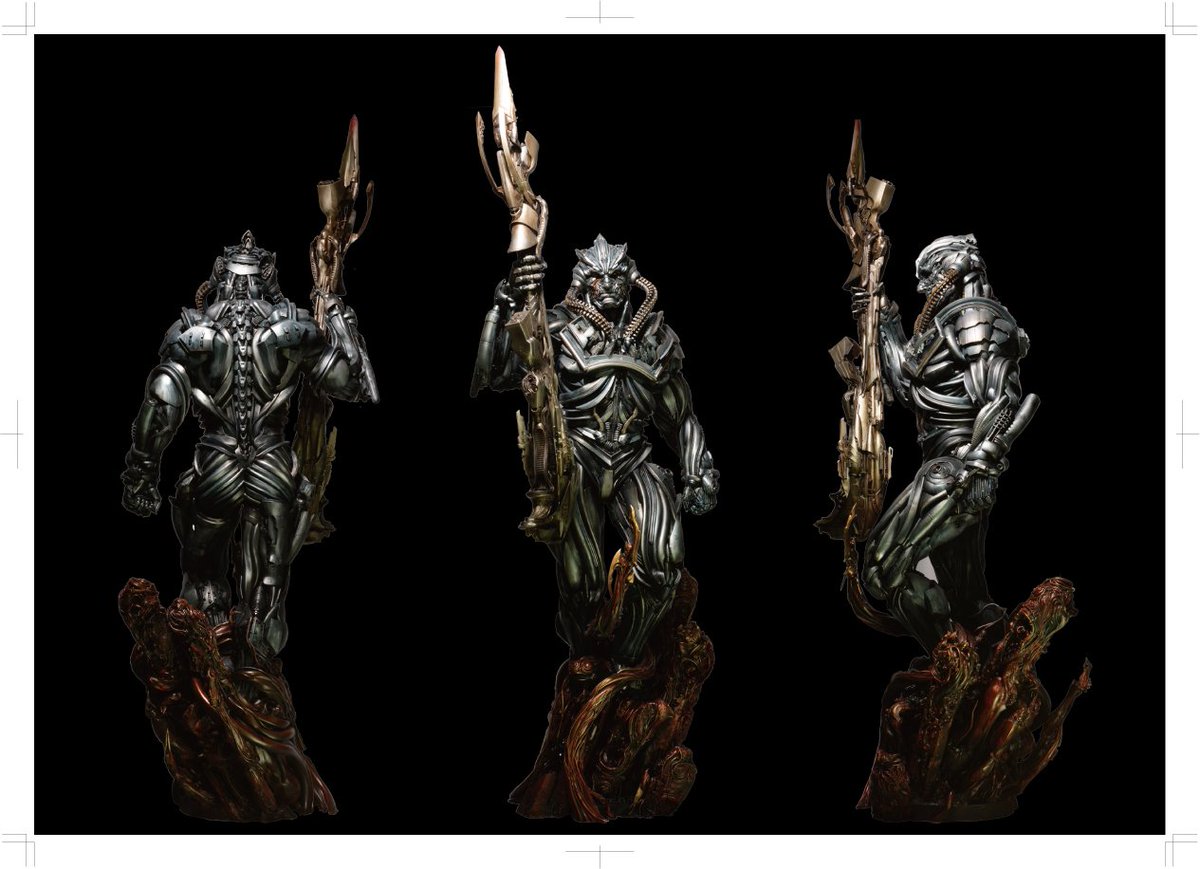 造形作家 竹谷隆之の手による生賴範義版「サイボーグ戦士 ベガ」の塗装