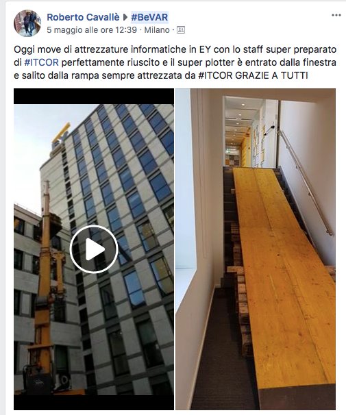ITCOR_Srl's tweet photo. #ITCOR #VarGroup #ErnestandYoung #EY #Milano #Moving https://t.co/mJRwIiMavX