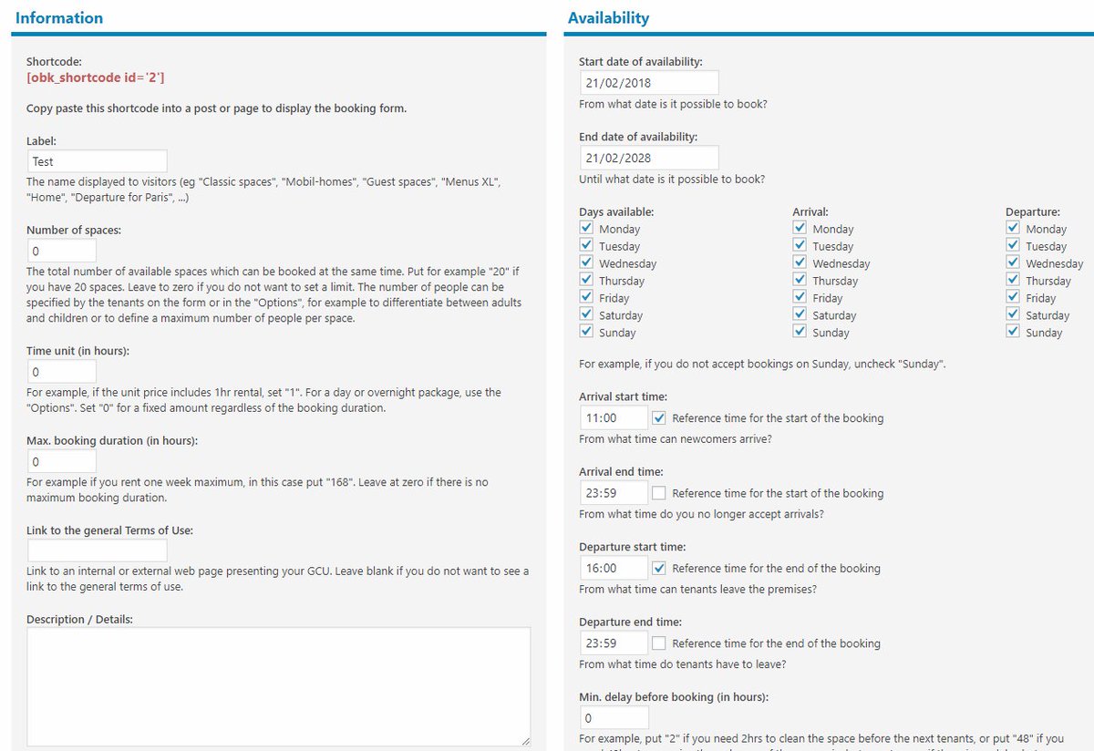 OnListOff's tweet image. Nouvelle version 1.5 du plugin gratuit Oui! Booking pour gérer vos  réservations dans WordPress. Prix par périodes, par jour, import ou  export des données en CSV, ajout d'options par  heure, par jour, par semaine ou par mois. Et bien d'autres choses! wordpress.org/plugins/oui-bo…
