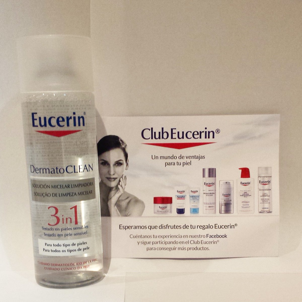 portalmuestras's tweet photo. Recibida la solución Micelar limpiadora #DermatoClean de @EucerinES conseguida con los puntos en el #clubeucerin.
Si todavía no estas registrad@.
👉https://t.co/nQ9iYl1bWS (O EN MI PERFIL) https://t.co/lOyu3ysLpe