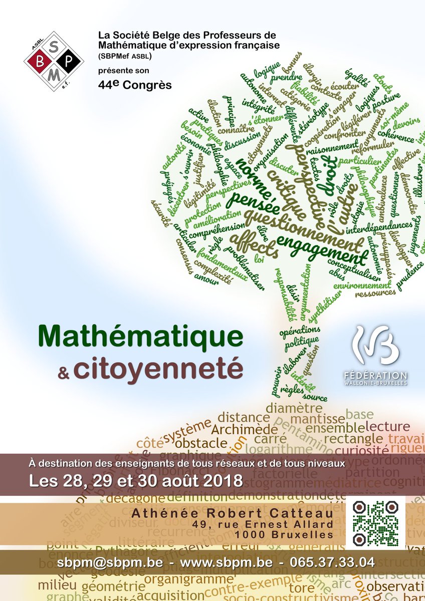 RobertCatteau's tweet photo. L'Athénée Robert Catteau accueillera du 28 au 30 août 2018 le 44ème congrès de la @SBPMef.
https://t.co/xOyJjNYEQc https://t.co/EjIbFbk8Oo