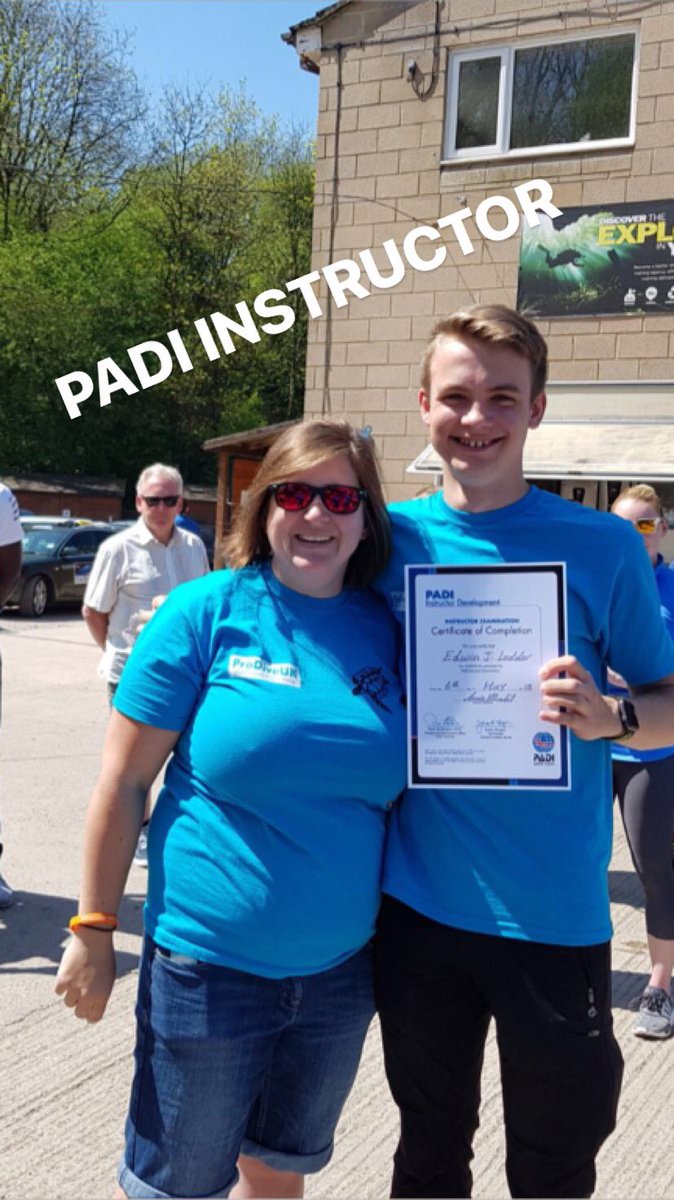 joellodder's tweet photo. I have now completed my Padi Instructor course and I am now a certified Padi Instructor #padi #instuctor #scuba #prodiveuk https://t.co/ZaKMfVOFV4