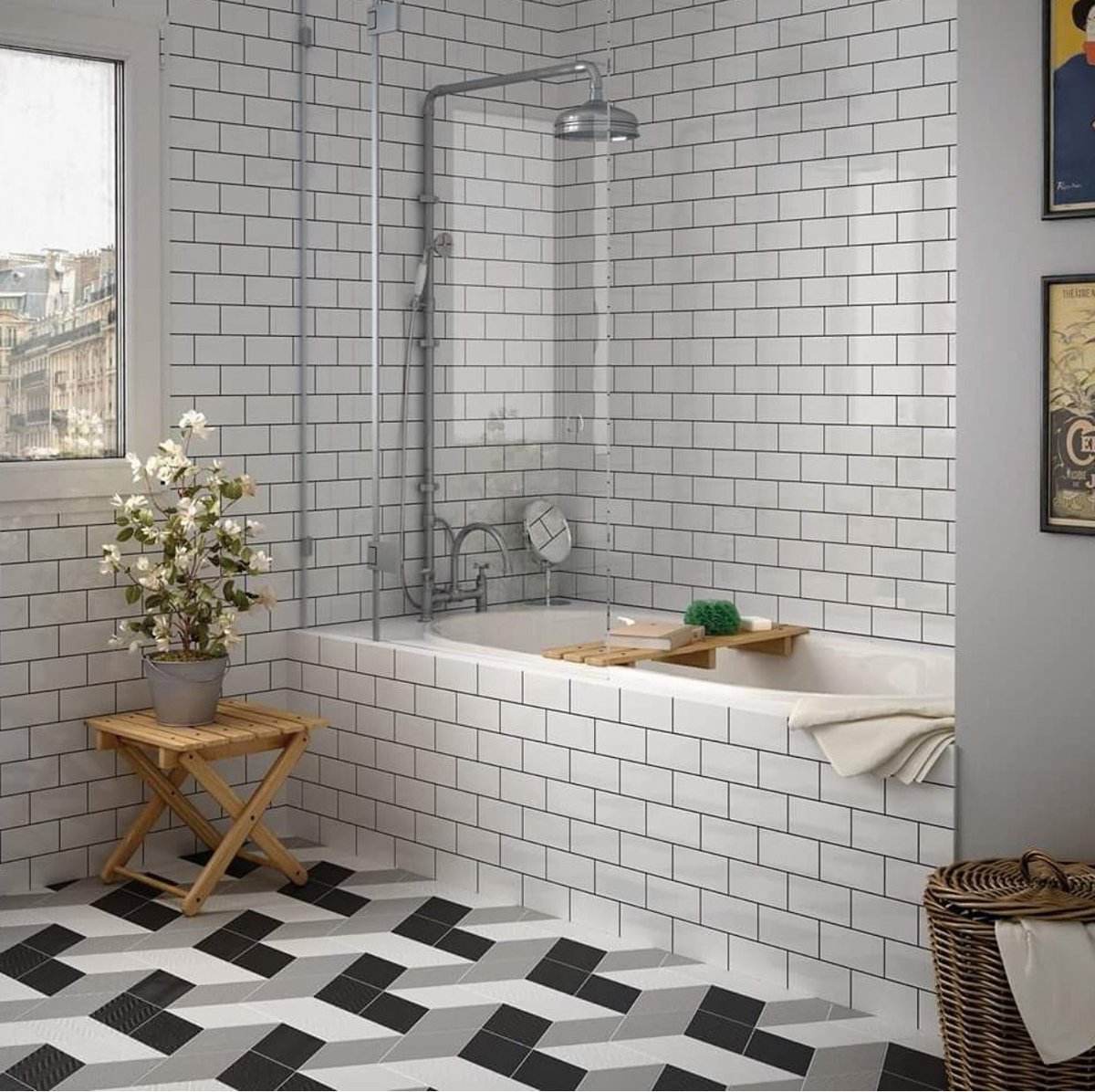 HkProStone's tweet photo. Sometimes there's beauty in the mix, and these bathrooms featuring multiple tile designs are proof. From modern bathroom suites to elegant powder rooms, these spaces mix tiles in all shapes and styles to impressive effect https://t.co/NRGlAliKh9