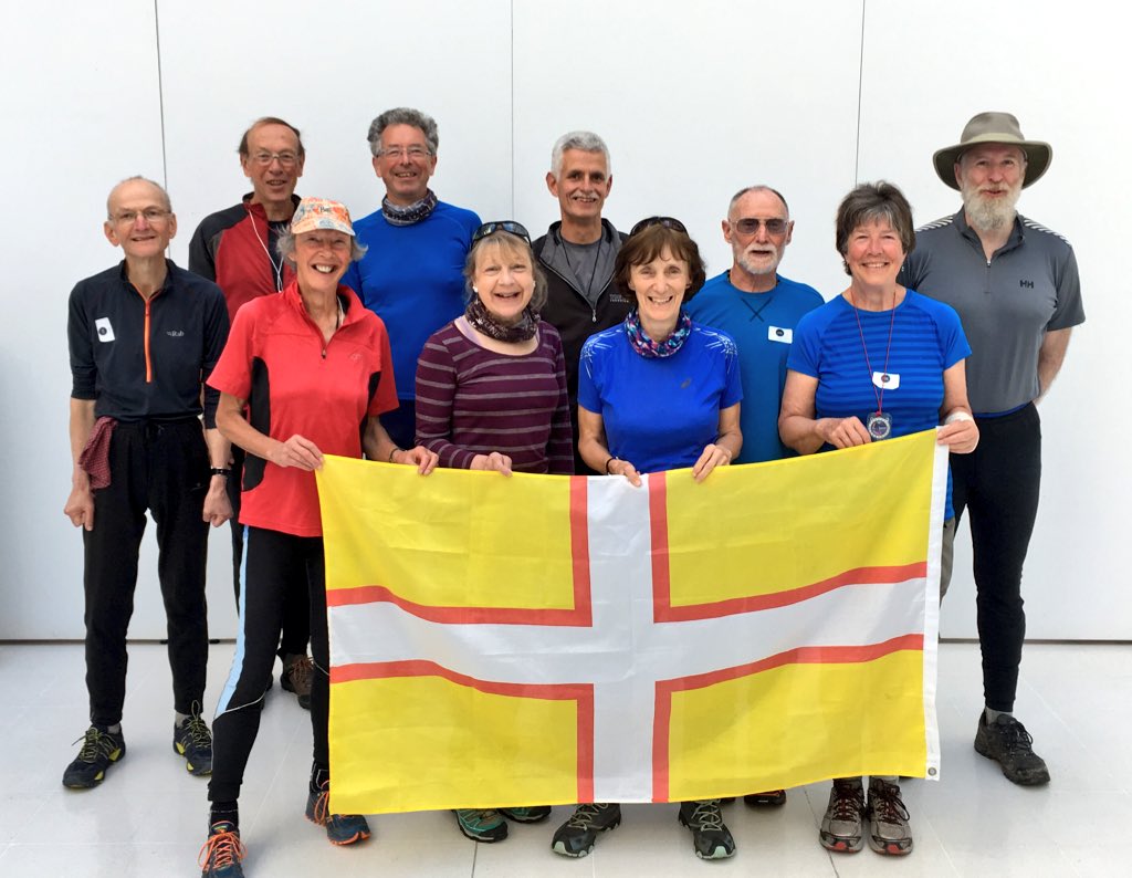 Dorset LDWA group members ready for the #CP100