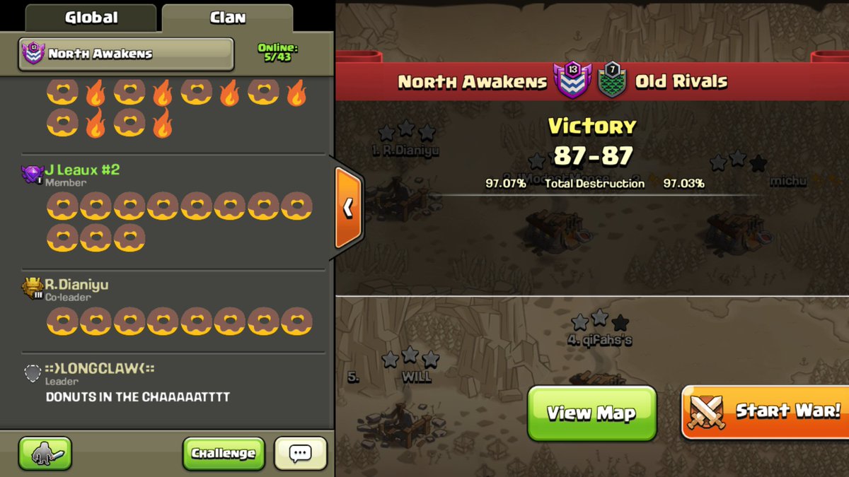 Clash in the North tweet media