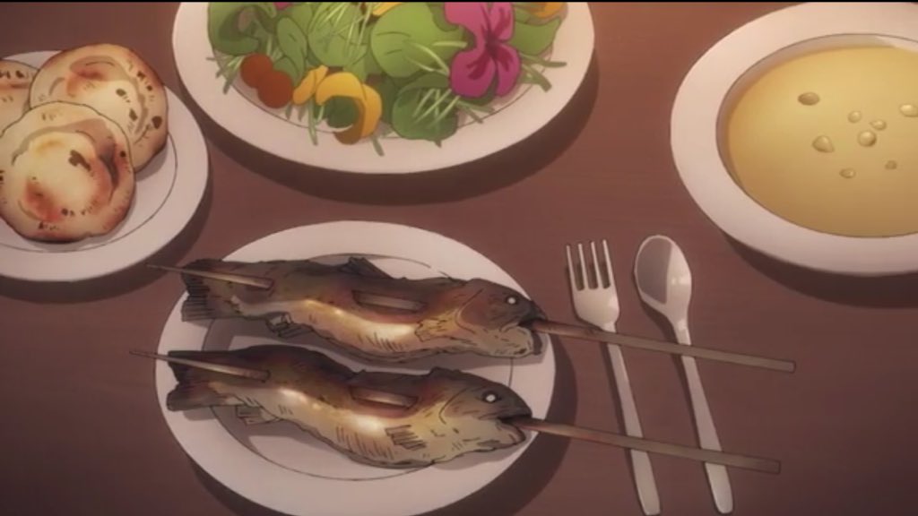 シャンプー アニメ再現料理人 A Twitter ダーリン イン ザ フランキス 第16話 より ハジメテの料理 自分達でご飯作った部隊なんて他にいねぇんじゃねぇの ゼロツーも一緒に料理してる姿が楽しそうで 不安もある中で明るく振る舞うみんなも愛しくなりました
