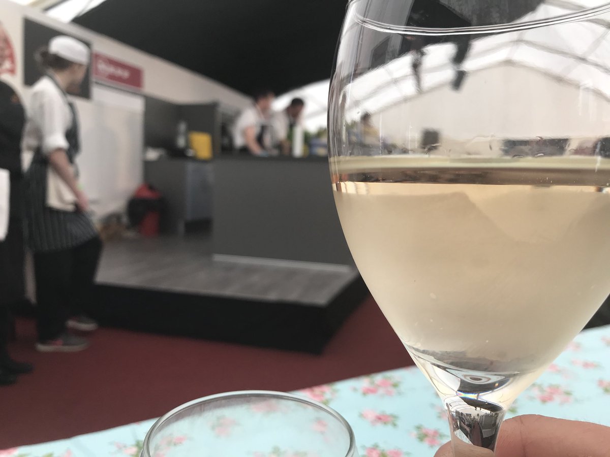 VIP table at the <a href="/ExeterFoodFest/">Exeter Food Festival</a> watching <a href="/ODETRUEFOOD/">Tim Bouget</a> in action with <a href="/RozelRidgway/">Rozel Ridgway</a> <a href="/BEL0VEDPRECI0US/">Beloved&Precious</a>