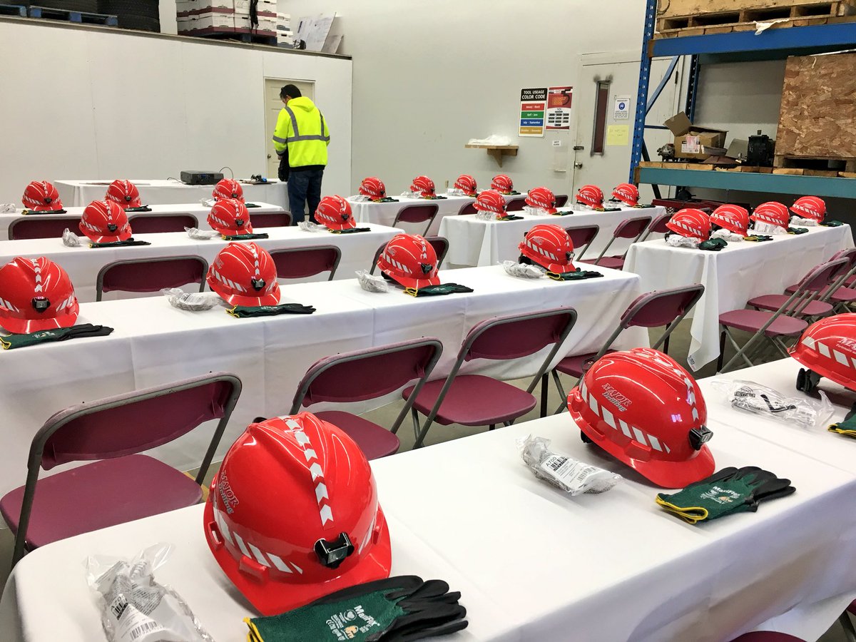 MajorDrilling's tweet photo. We are getting ready to host the @PDAC_Students in our Sudbury office to learn about drilling and how to partner with the right contractor for a safe and successful drilling program.  #SIMEW2018 https://t.co/uSkNBtfio1