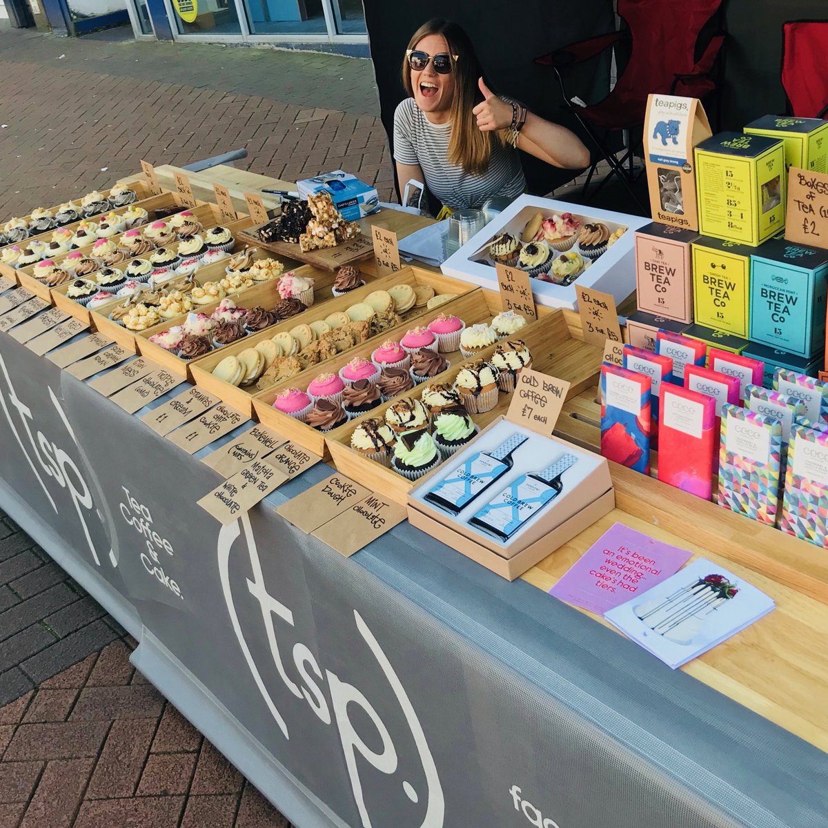 tspcake's tweet image. All set up in Newcastle, come and say hi 👋🏻