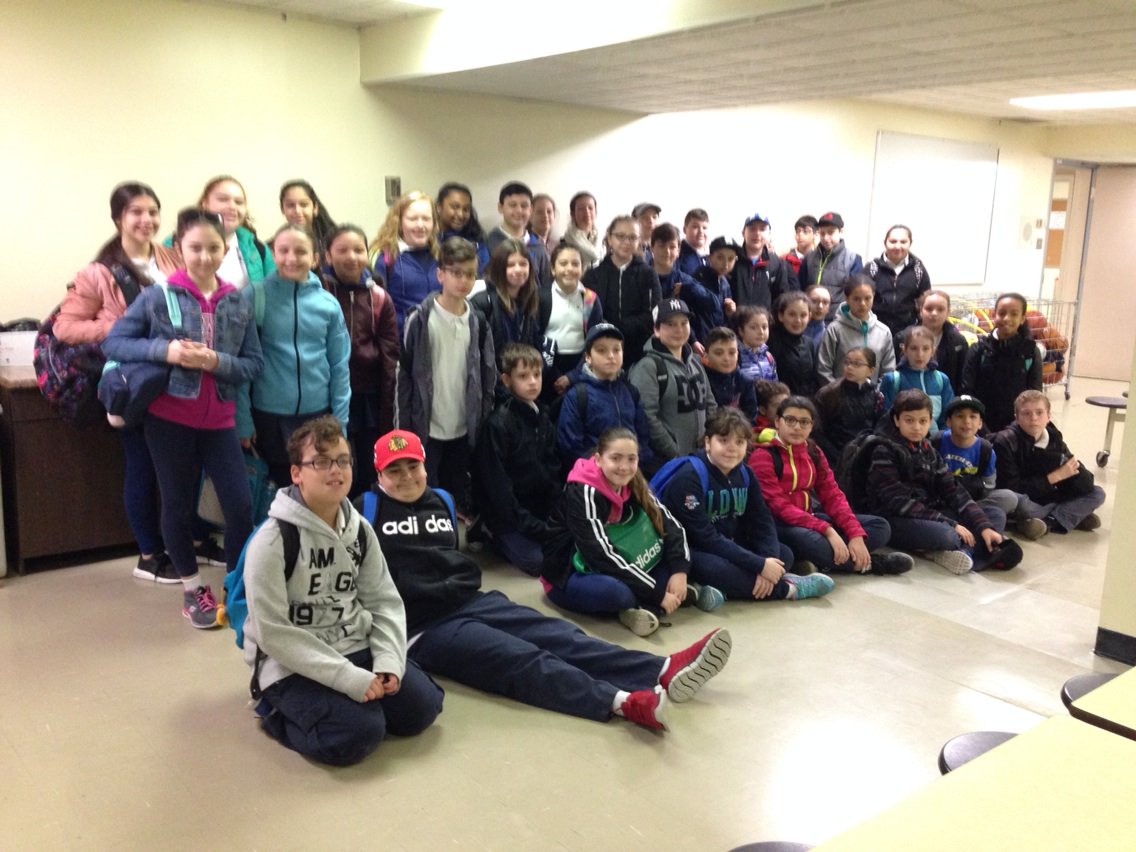 Grades 5 &amp; 6 are ready to leave for Quebec City!